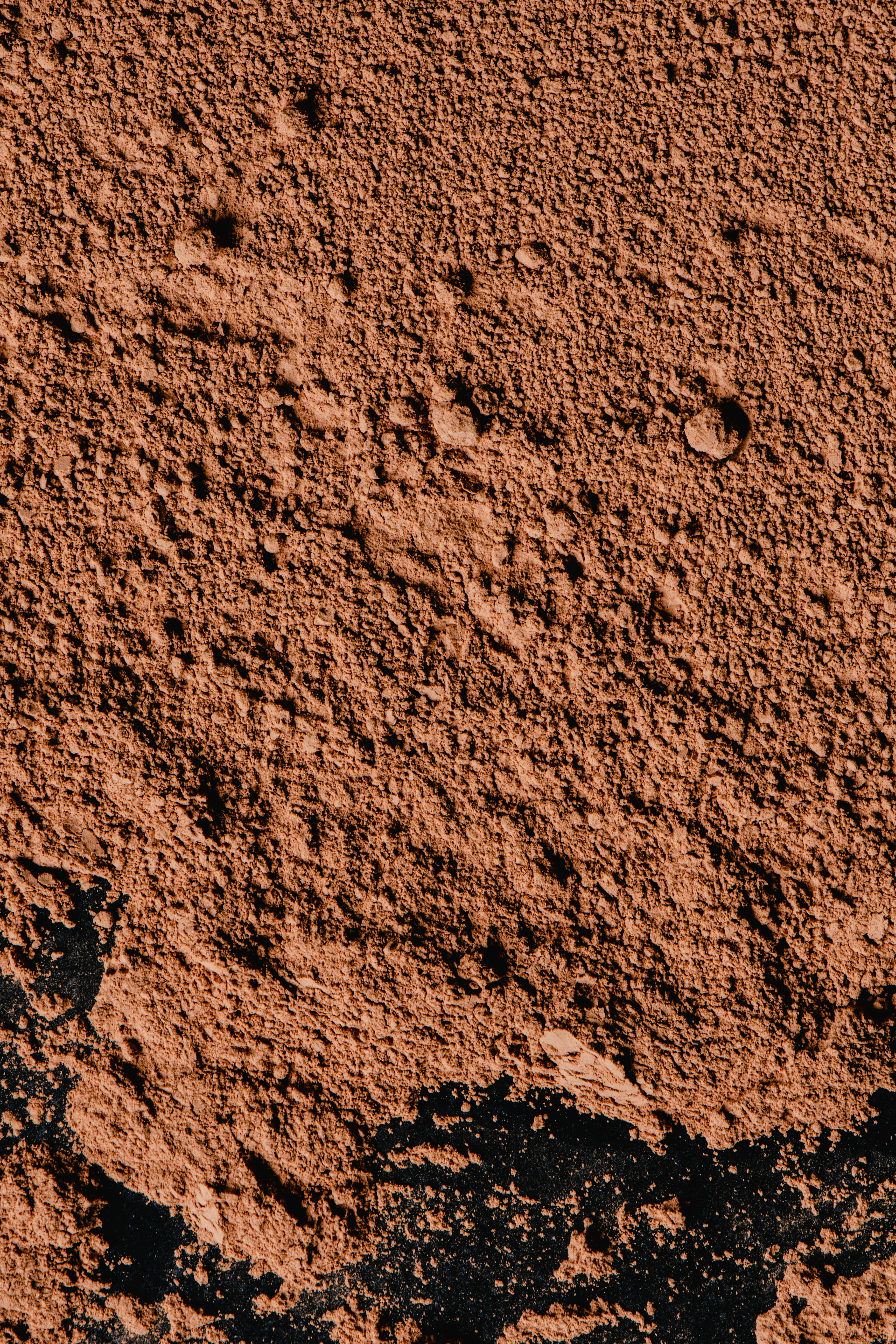 brown soil