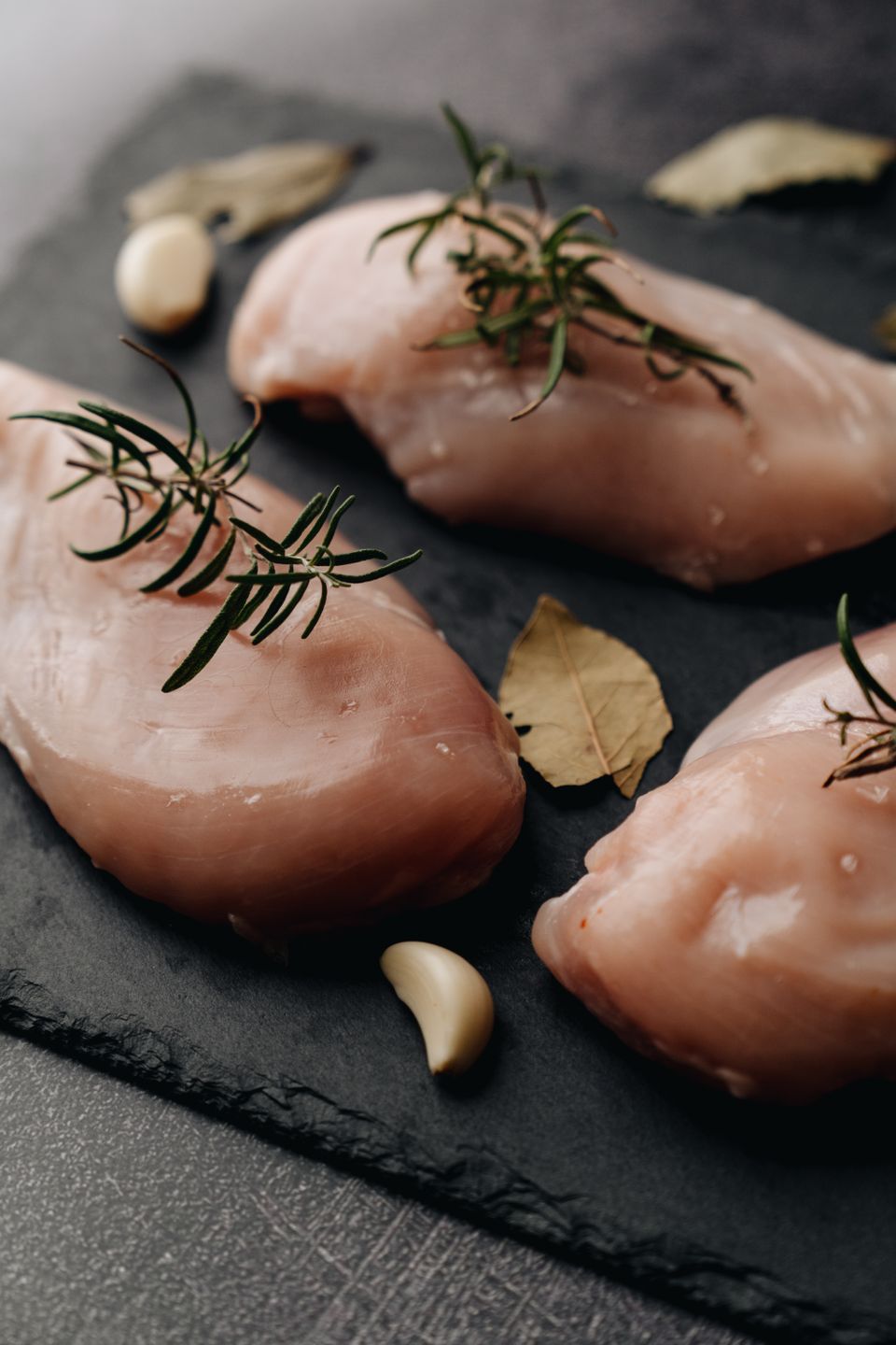Cooked lean chicken breast