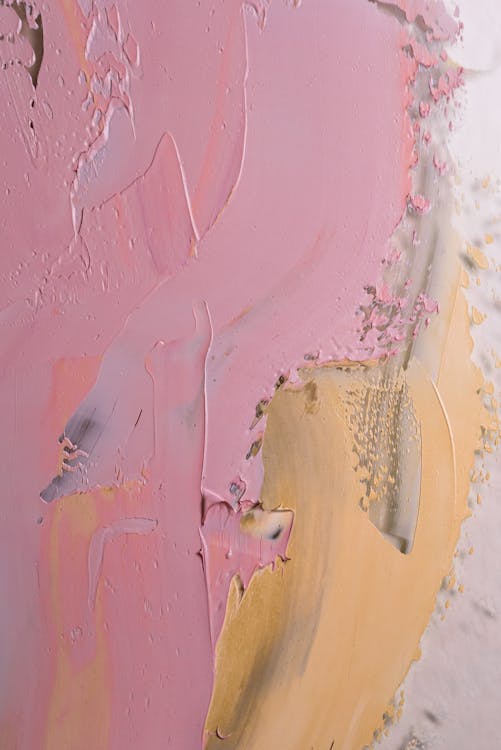 Close Up Photo of an Abstract Painting 