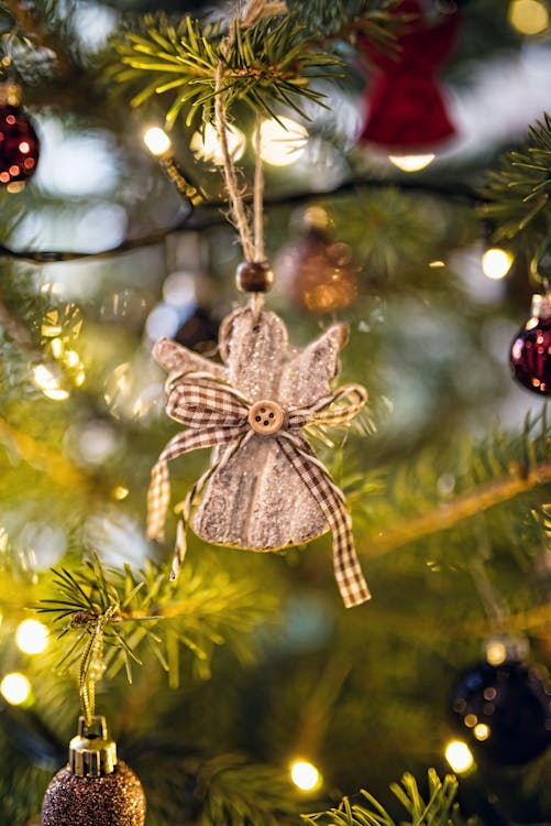 Small angel on Christmas tree