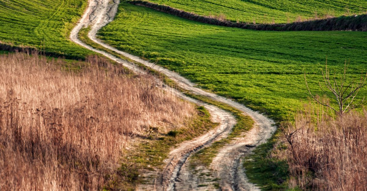 Footpath Rural Image Map Rural footpath through grassy field · Free Stock Photo