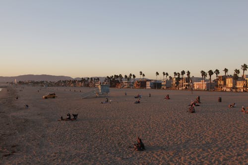 Δωρεάν στοκ φωτογραφιών με Los Angeles, Βενετία, δύση του ηλίου