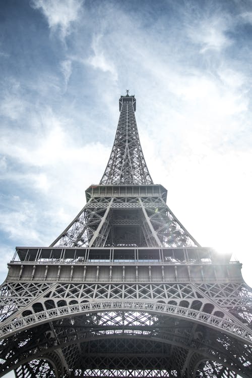 Free Low Angle View Photography of Eiffel Tower in France, Paris Stock Photo