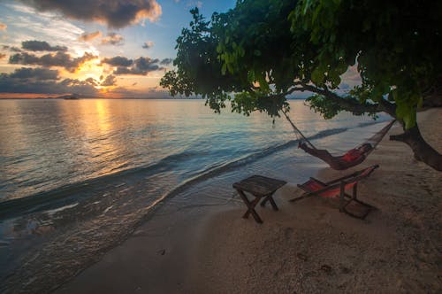 Free stock photo of beach, chair, chill