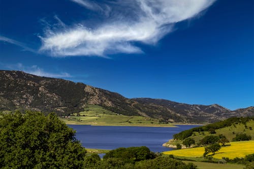 Imagine de stoc gratuită din dealuri, frumusețe în natură, lac