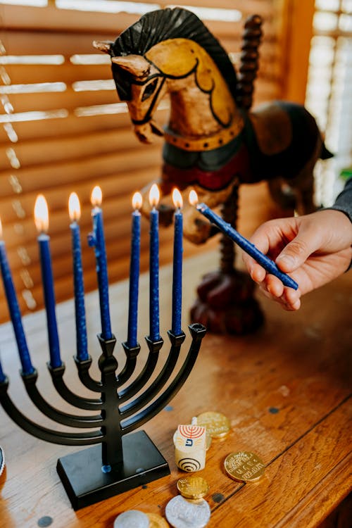 คลังภาพถ่ายฟรี ของ dreidel, faceless, hanukkah