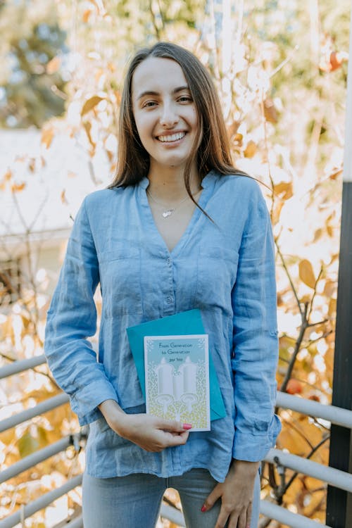 Photo Of Woman Holding A Message Card