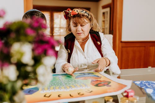 Free Photo Of Woman Playing Board Games Stock Photo