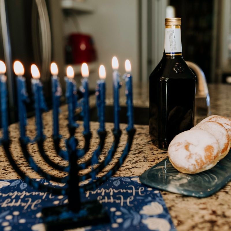 Hanukkah Sufganiyah Jelly Donut Shake