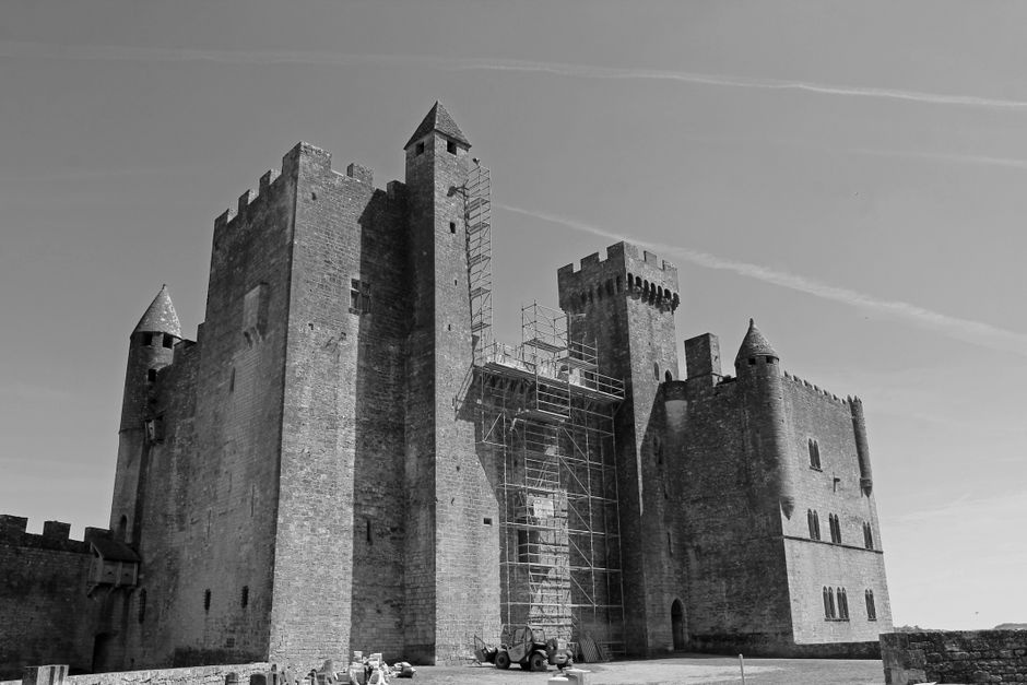 Grand exterior of a luxury castle hotel in the Irish countryside