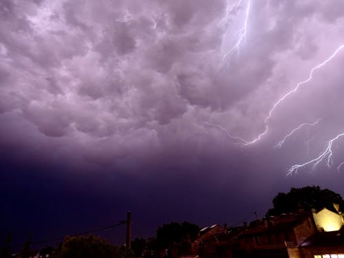 Gratis lagerfoto af eclair, orage