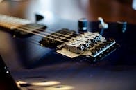 Strings of an Electric Guitar