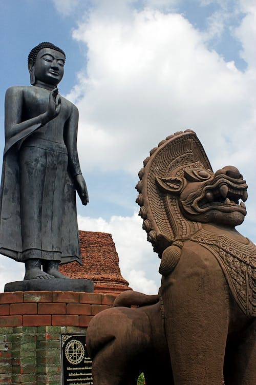 Immagine gratuita di buddha, casa di culto, punti di riferimento