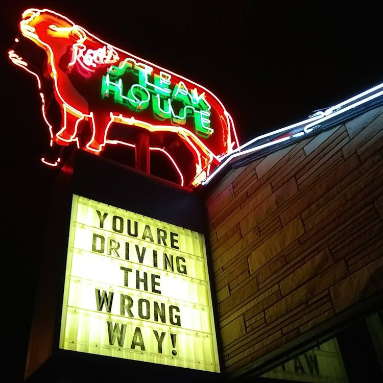 Steak House Neon Signage