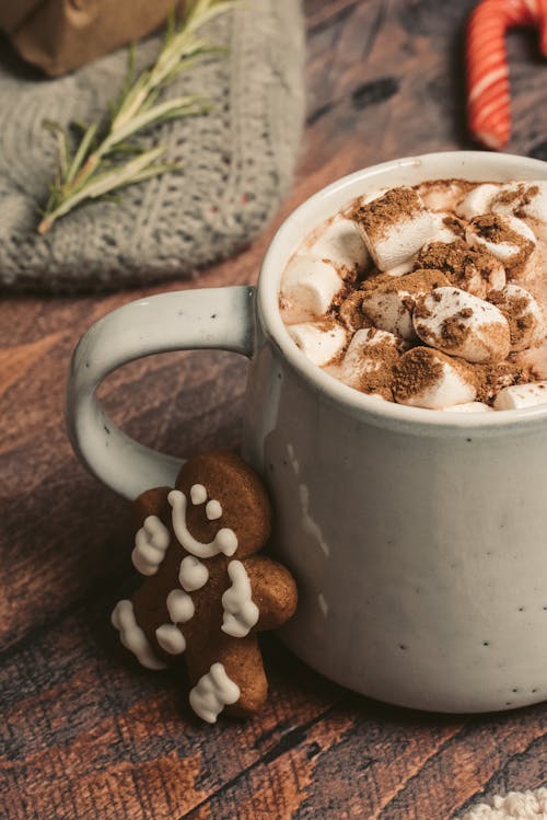 Fotos de stock gratuitas de beber, chocolate caliente, galletas de jengibre