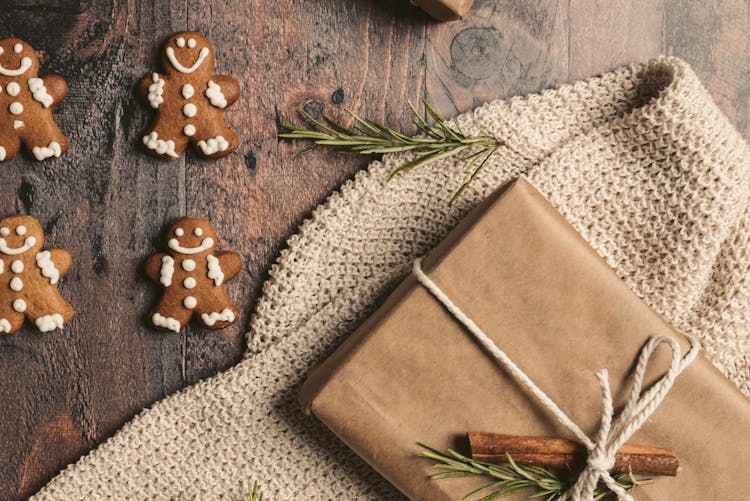 Cookies Near A Gift