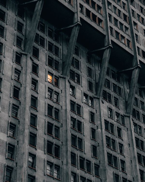 Monolithic wall study by Andrea Zanenga on Pexels