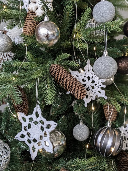 Christmas Decorations on Christmas Tree
