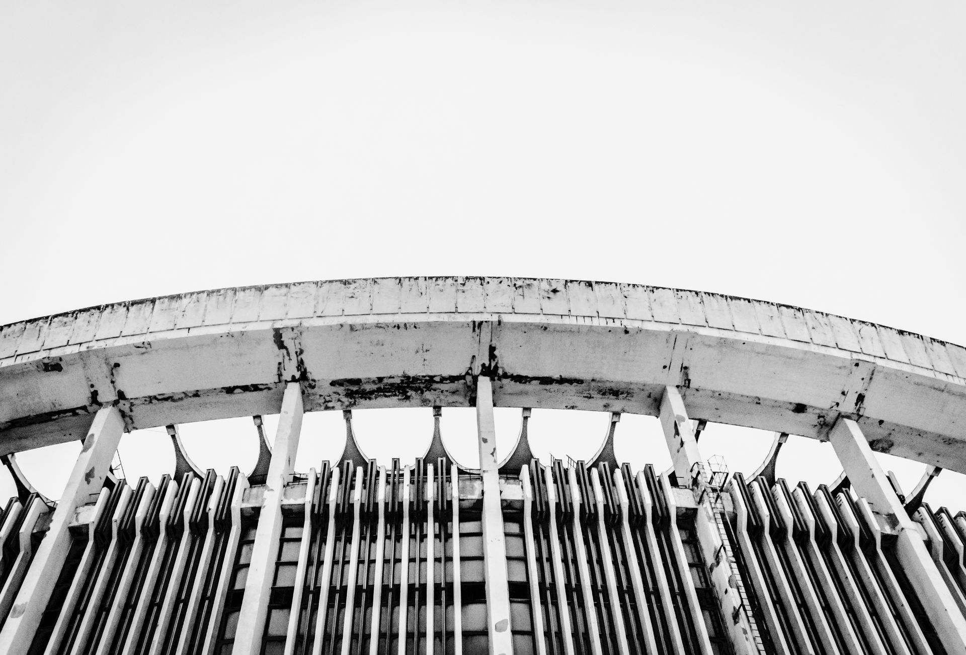 Metal Fence on Stadium