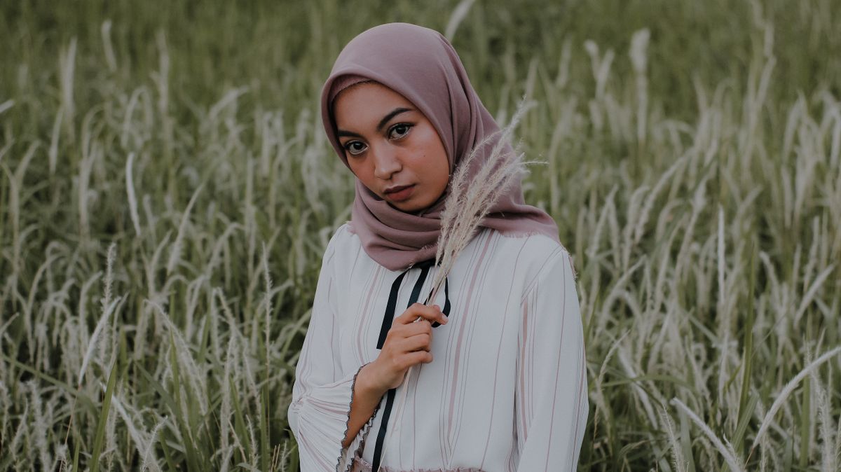 Dusty Rose Chiffon Hijab