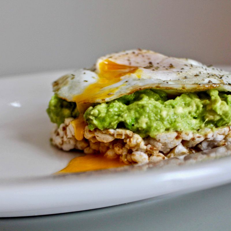 Leftover Rice and Egg Breakfast Cake with Scallions