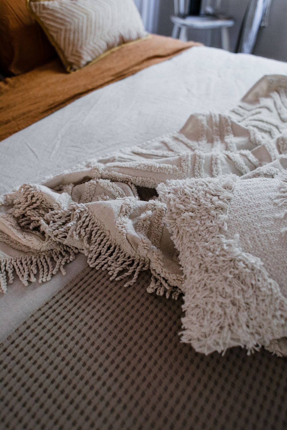 Woven Fringe Throw