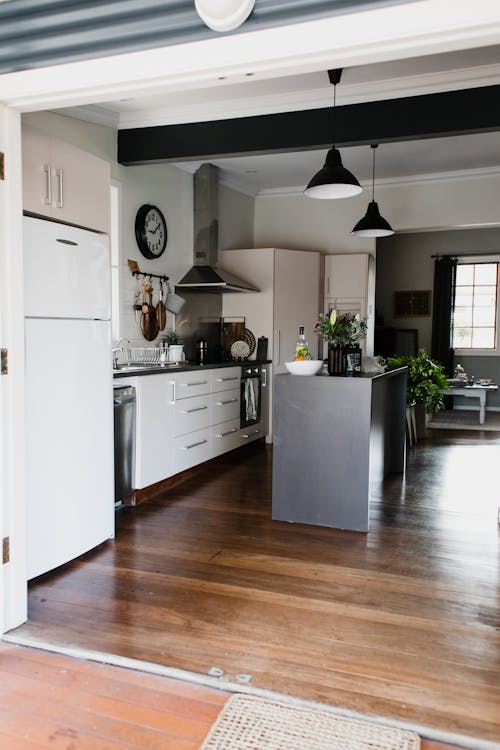 Free House Kitchen Interior Design Stock Photo
