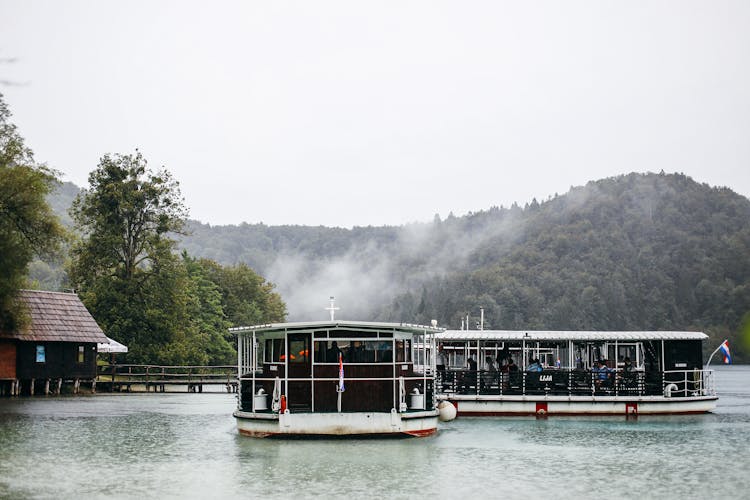 Ferry Boats In The Lake