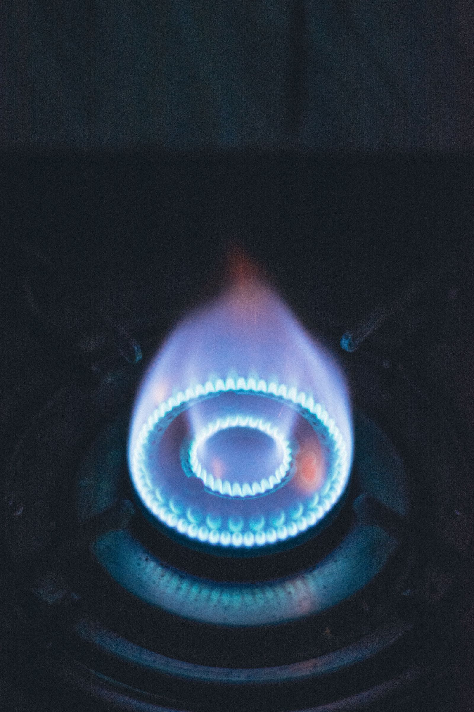 Flacăra de gaz în casă