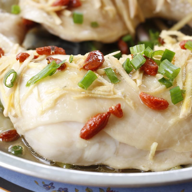 Chinese Ginger Jujube Tea with Goji Berries