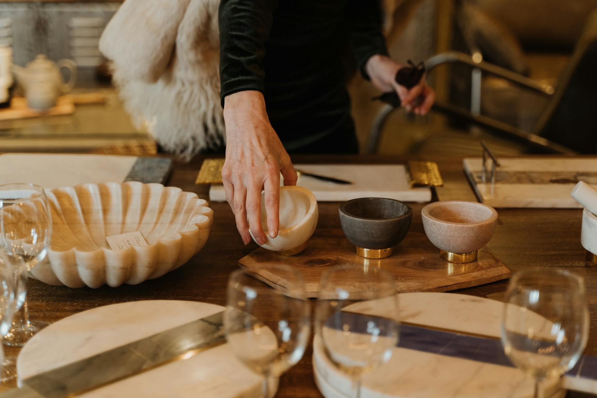 A Customer Holding a Bowl