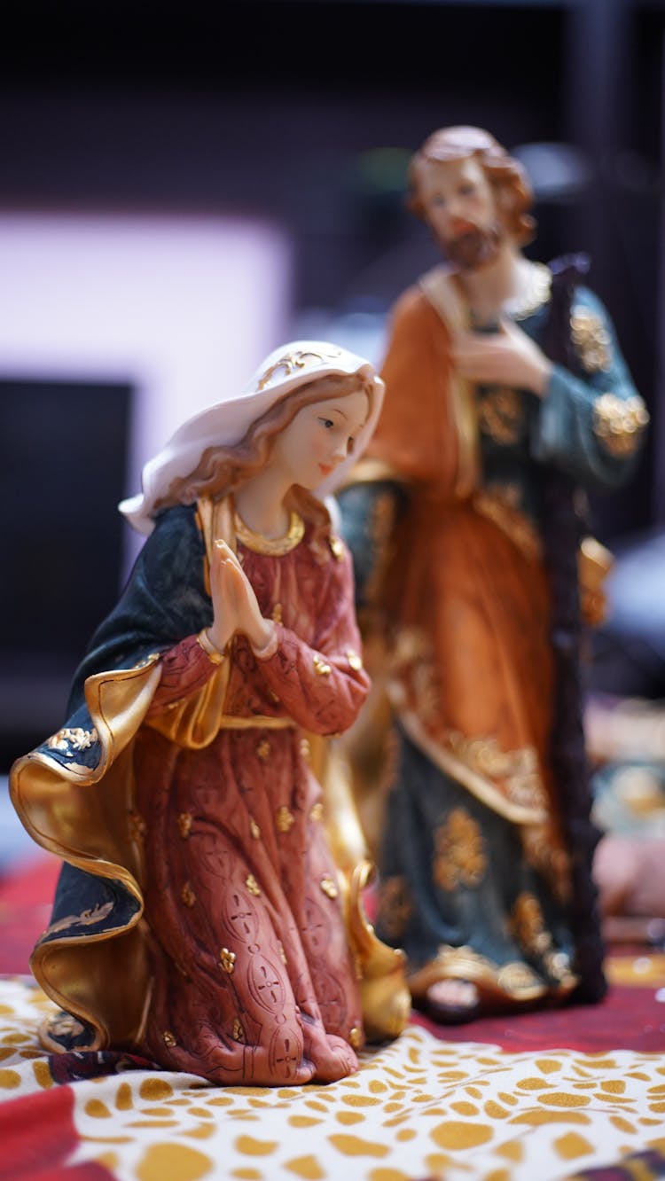 A Mother Mary Figurine