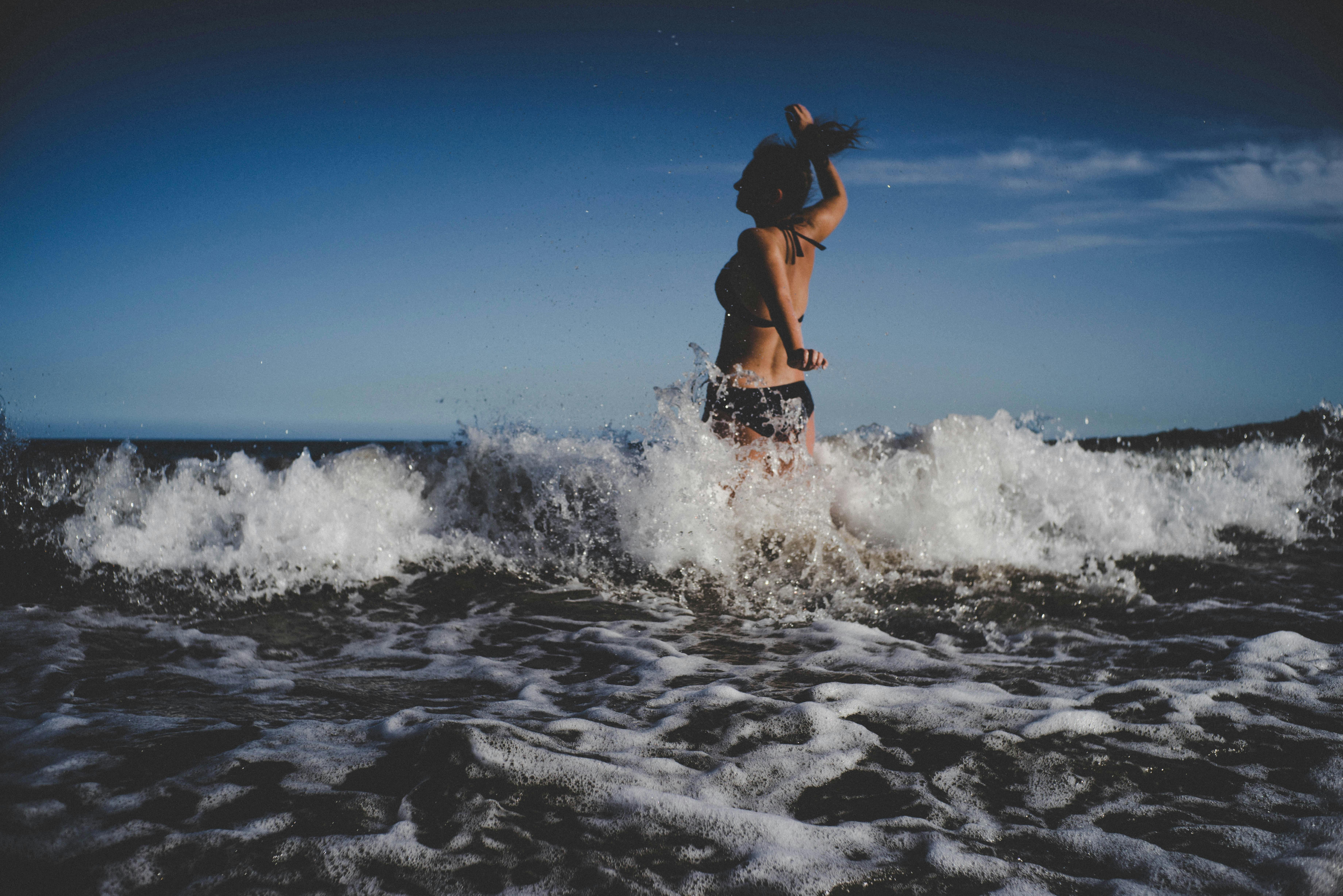 Free stock photo of beach, bikini, blue sky