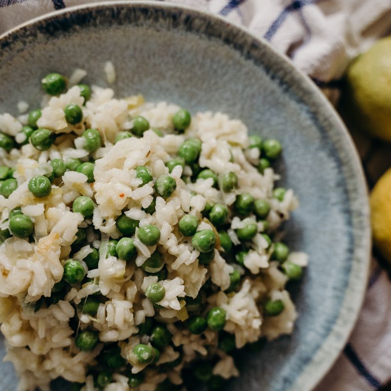 Family Weeknight Rice with Frozen Peas and Carrots