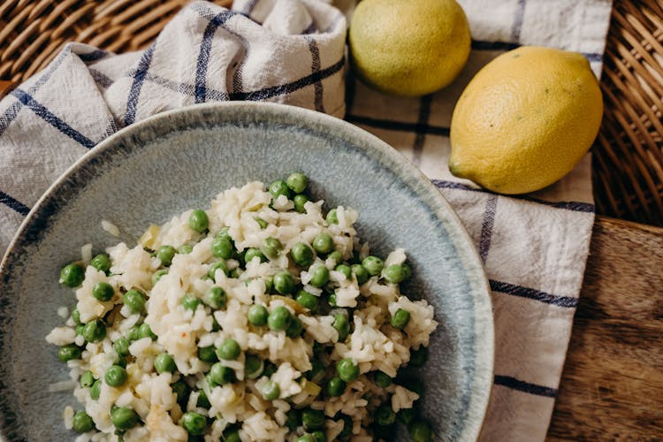 Close-Up Shot Of Risotto 