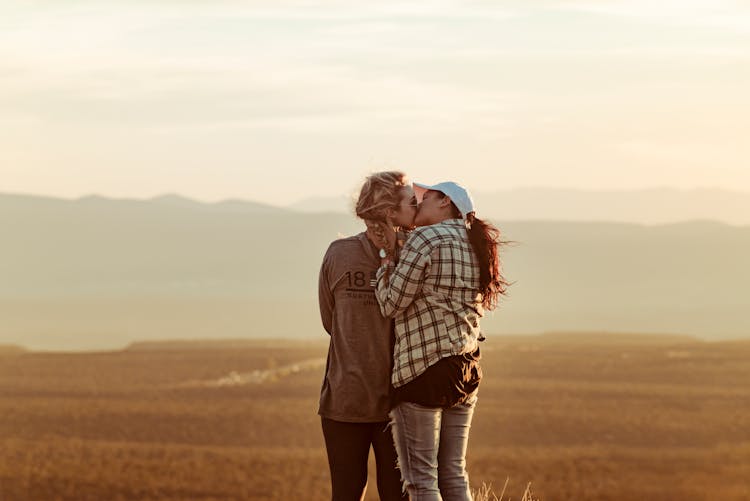 Couple Kissing