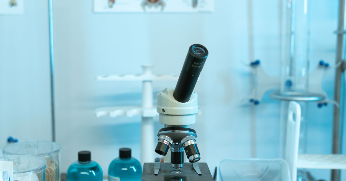 Laboratory Counter Top Full of Apparatuses · Free Stock Photo