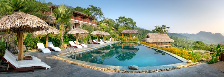 Small Resort Hotel With Patio And Swimming Pool