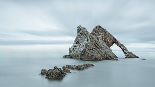 Long Exposure of Bow Fiddle rock 