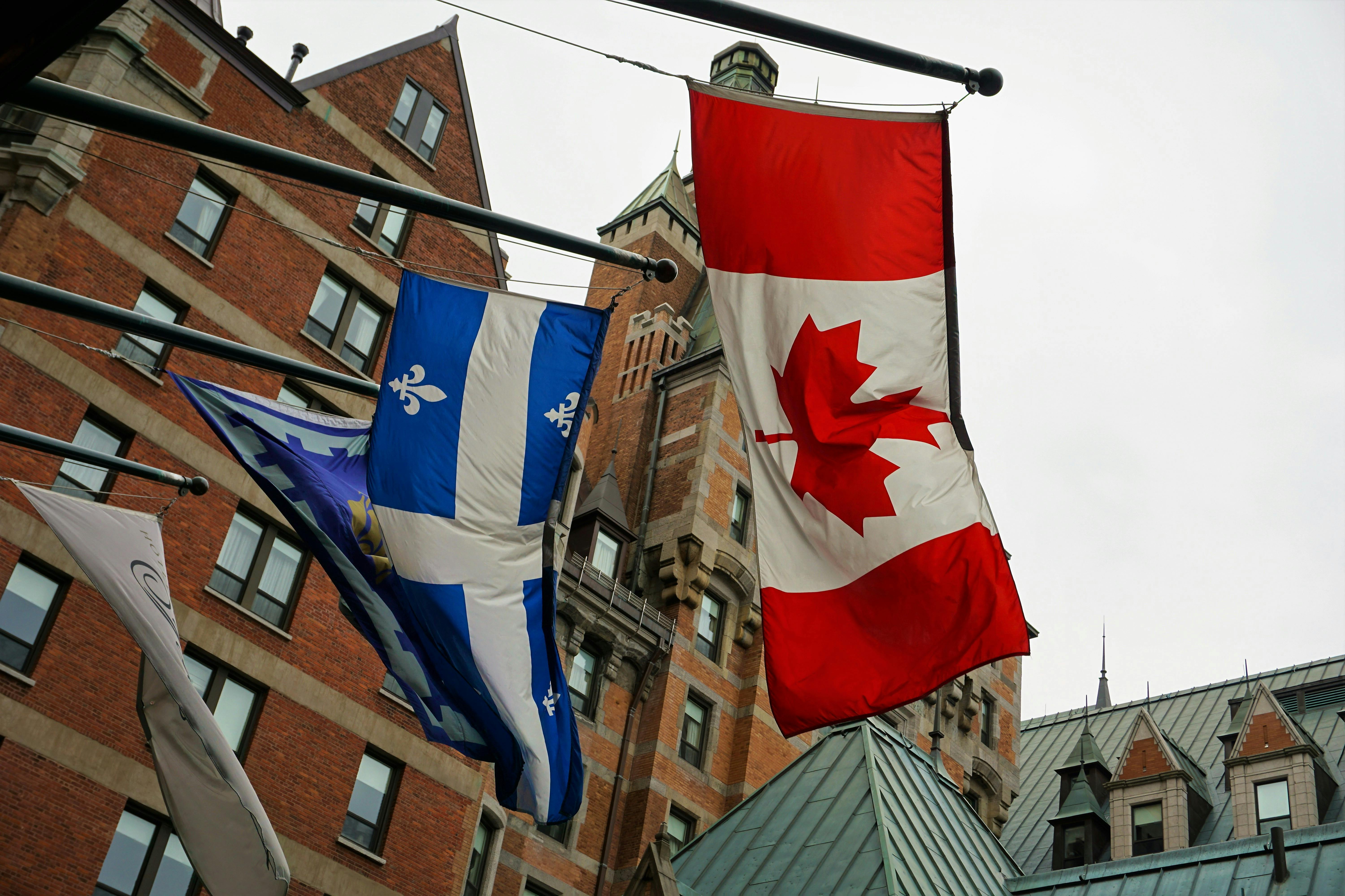 Free stock photo of canada, flags, quebec