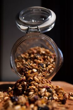 Flaxseeds Walnuts Granola Cereal
