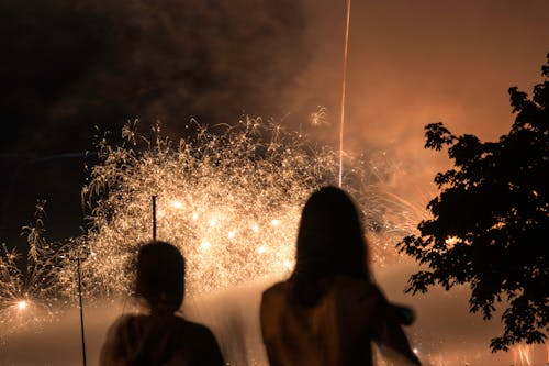 Foto d'estoc gratuïta de focs artificials