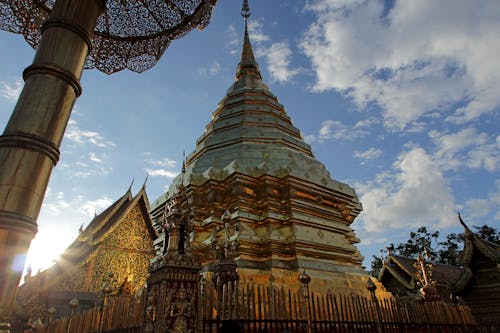 Asya, Asya mimarisi, Budist tapınağı içeren Ücretsiz stok fotoğraf