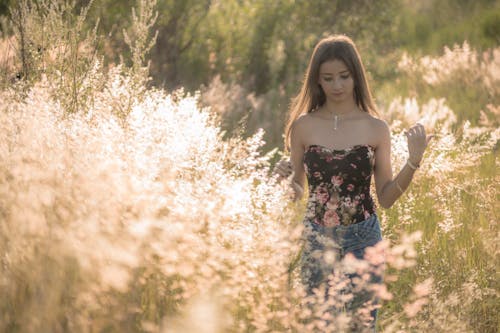 Foto profissional grátis de andando, área, mulher