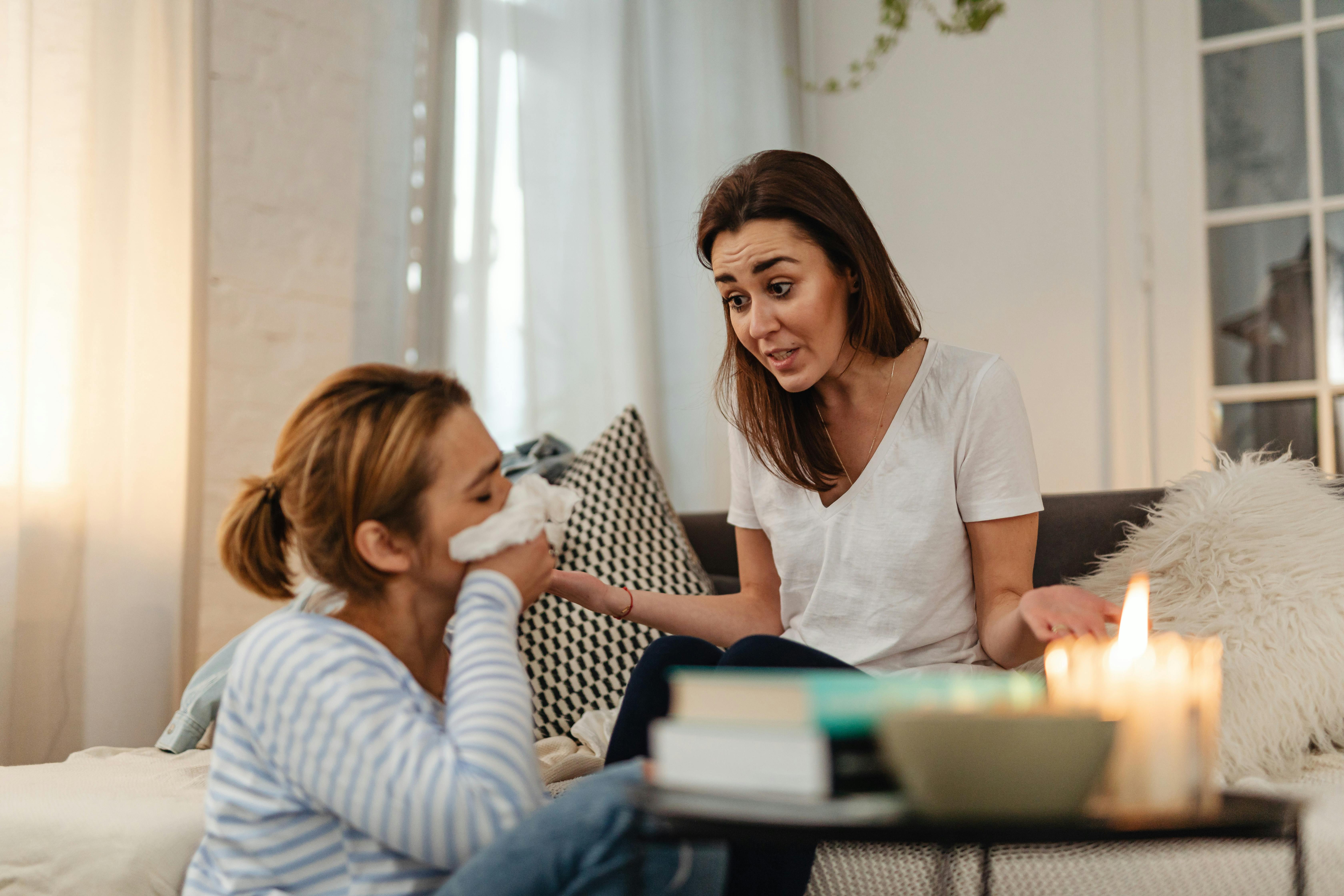 women discussing ideas