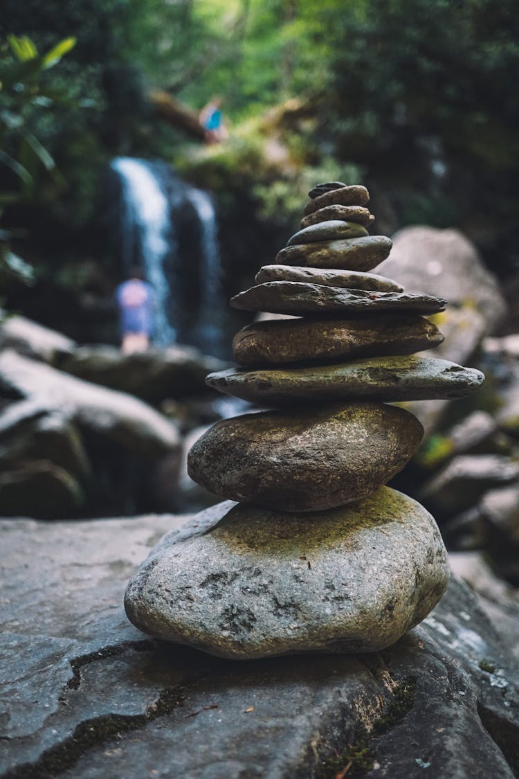 Cairn Stones In A Natural Setting