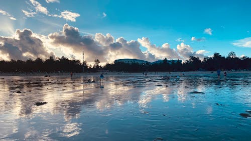 Photos gratuites de ciel du soir, ciel nuageux, côtier