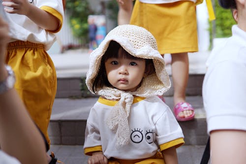 A Little Girl in School