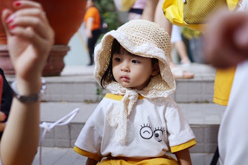 Free A Little Girl Attending a Preschool Stock Photo