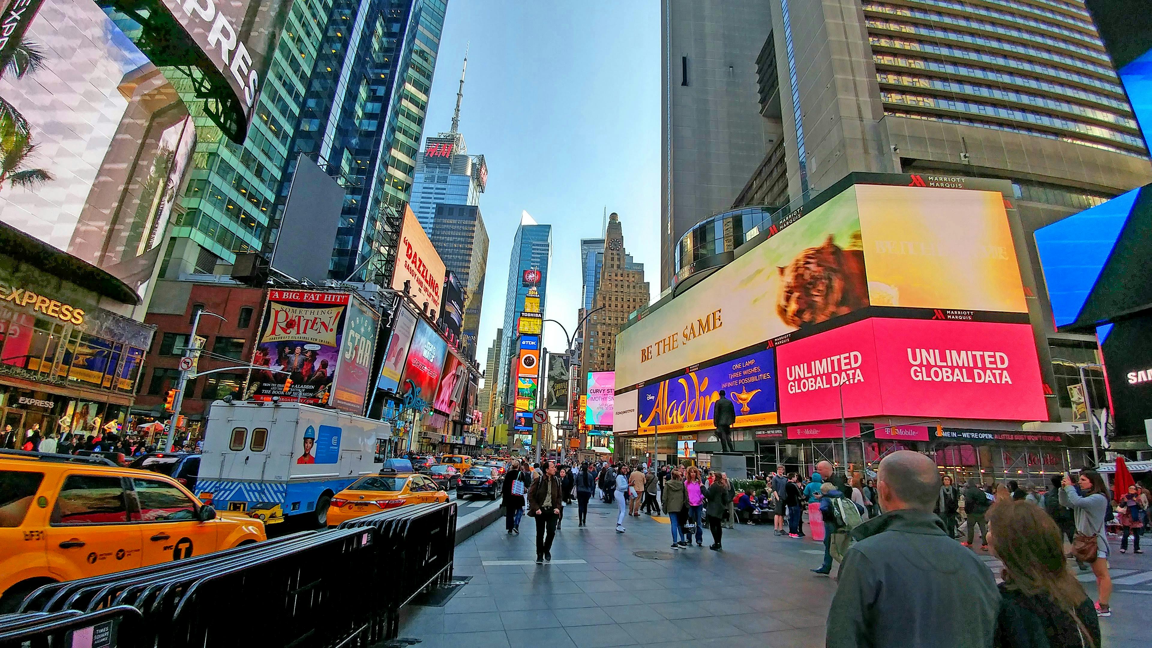 Free stock photo of new york, times square, usa
